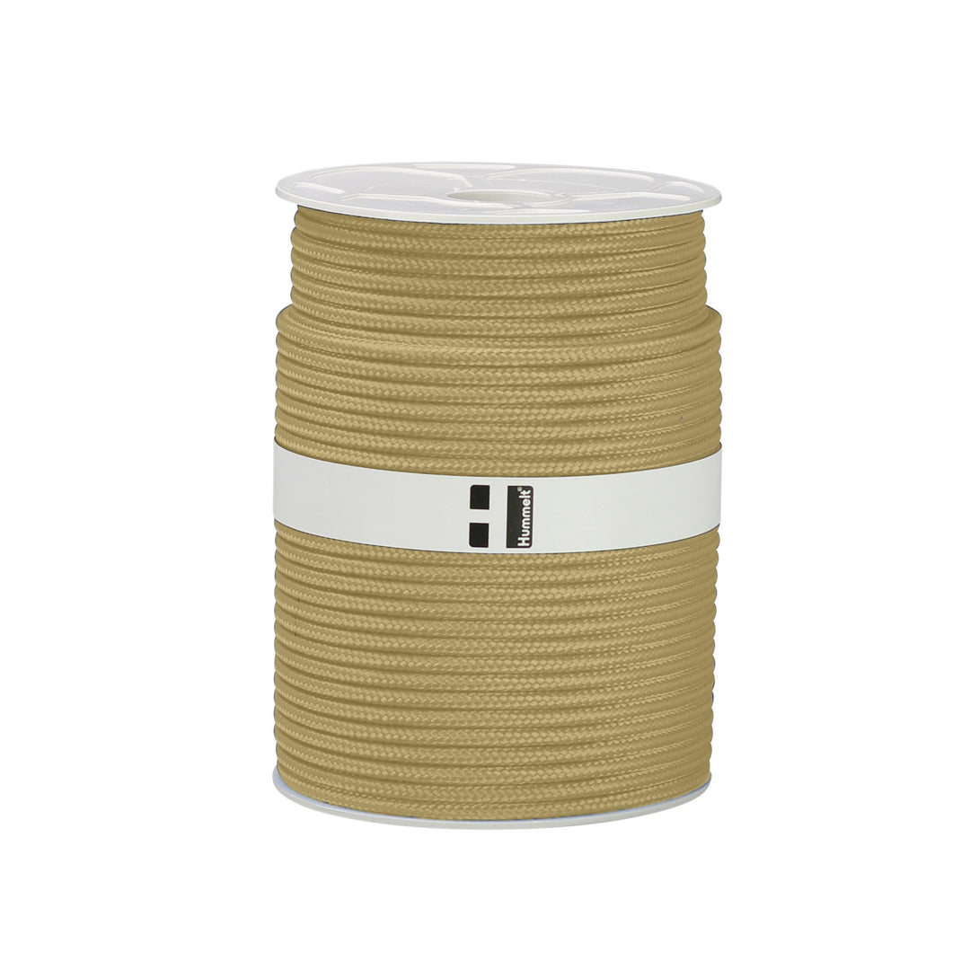 Hummelt Rope Flechtleine Polypropylenseil 6mm 100m beige auf Rolle, 100m Beige