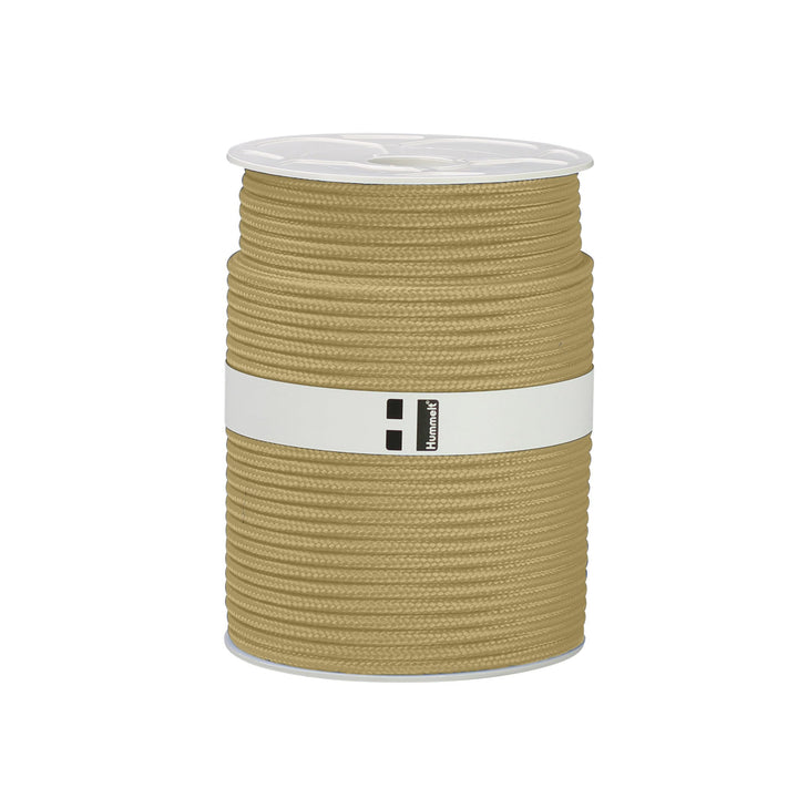 Hummelt Rope Flechtleine Polypropylenseil 6mm 100m beige auf Rolle, 100m Beige
