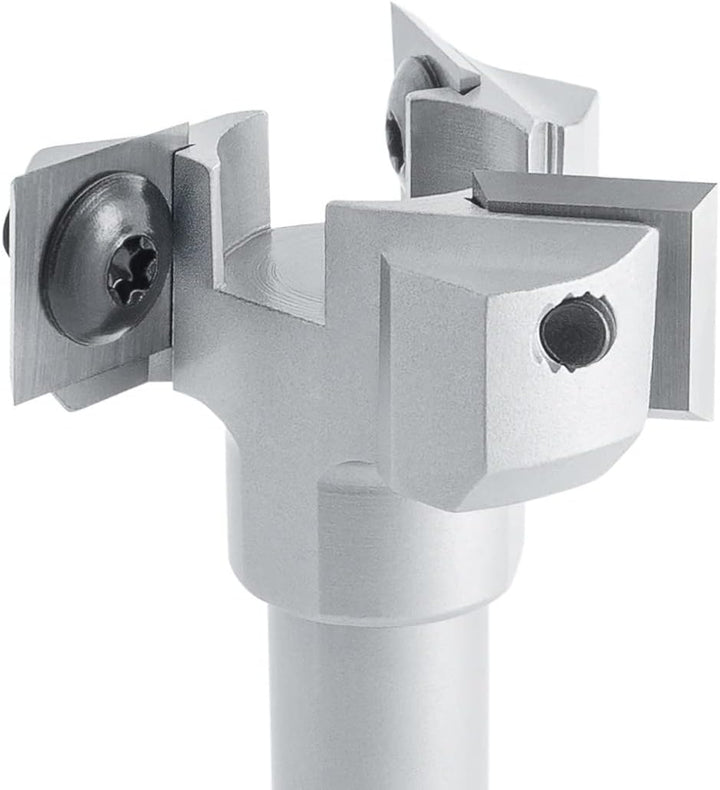 ENT 20439 Wendeplatten Planfräser Schaft (S) 12 mm, Durchmesser (D) 39 mm, NL 12 mm, dreischneidig,