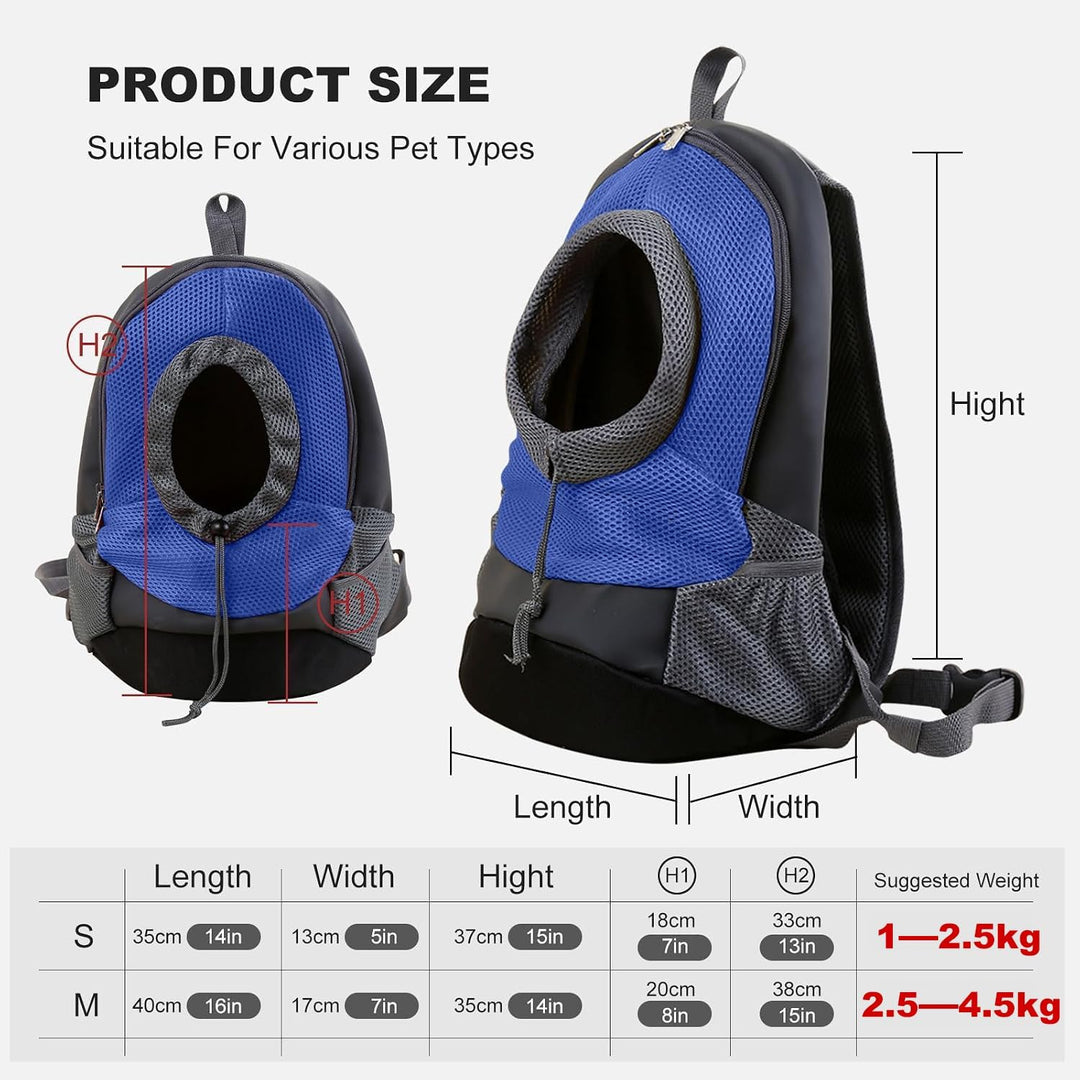 PETCUTE Rucksack für Hunde hunderucksack für kleine Hunde Hunde Transport Tragetasche Haustier Rucks