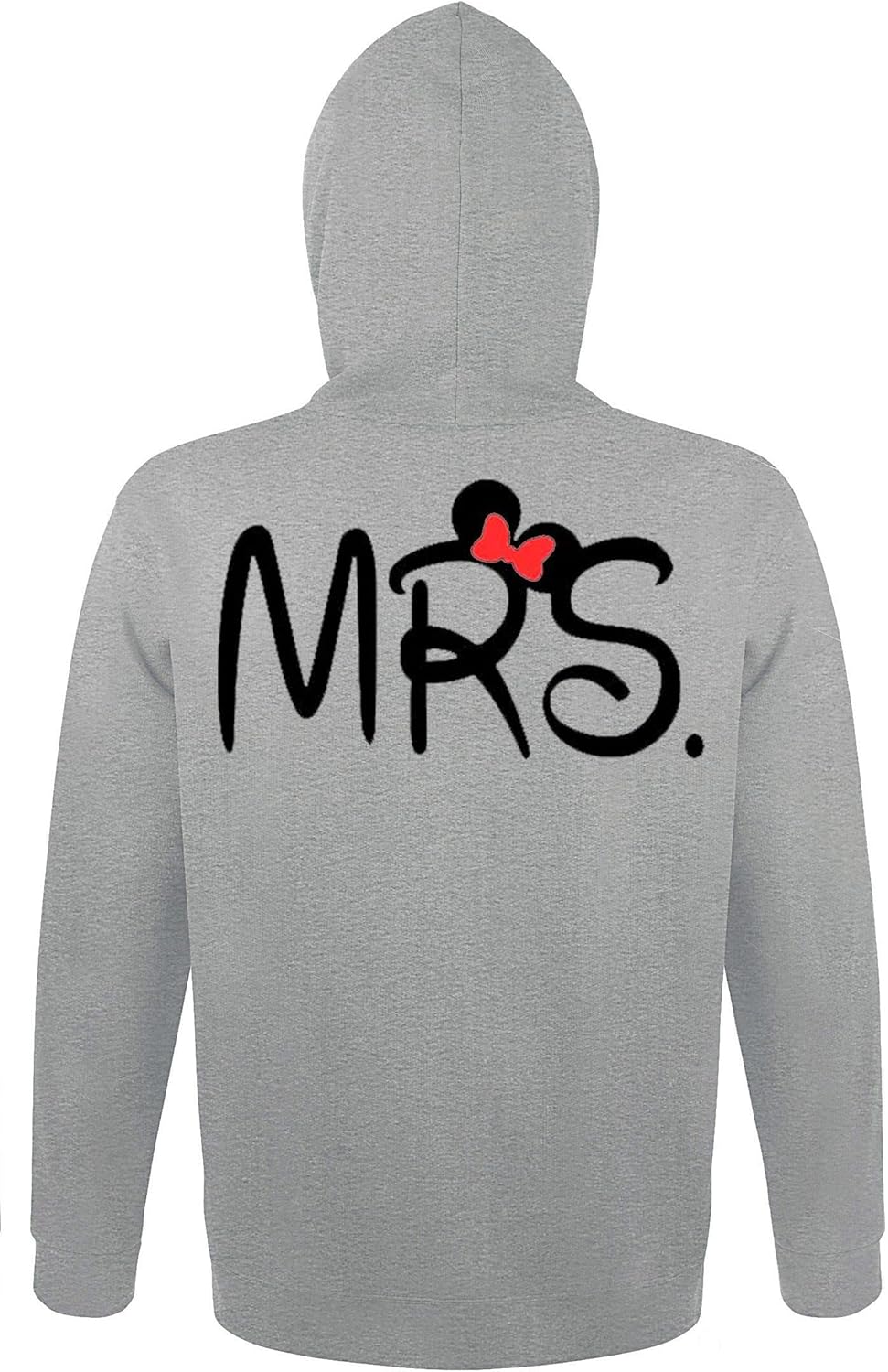 Couple Camp Mr Mrs Hoodie Pärchen Pullover Paare King Queen Fun Spruch, Damen-grau