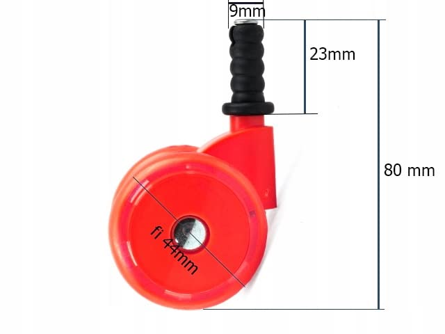 Silikonräder Lauflernhilfe Baby Walker Laufrad – Ersatzteil, 4 Stück/Set, Rad-Set, weich (Rot), Rot