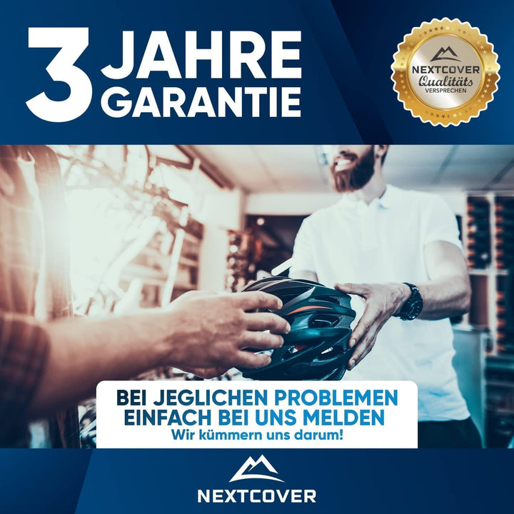 NEXTCOVER® Fahrradsattel mit Memory-Foam 2.0 und [Volume-Air] Federung I maximaler Fahrkomfort I erg