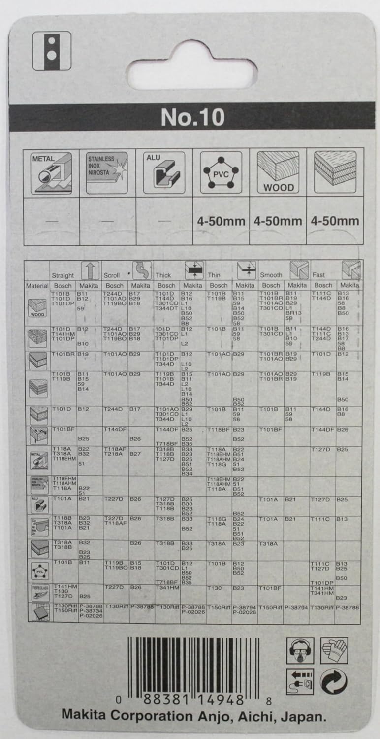 Makita Stichsaegeblatt Nummer 10, A-85818