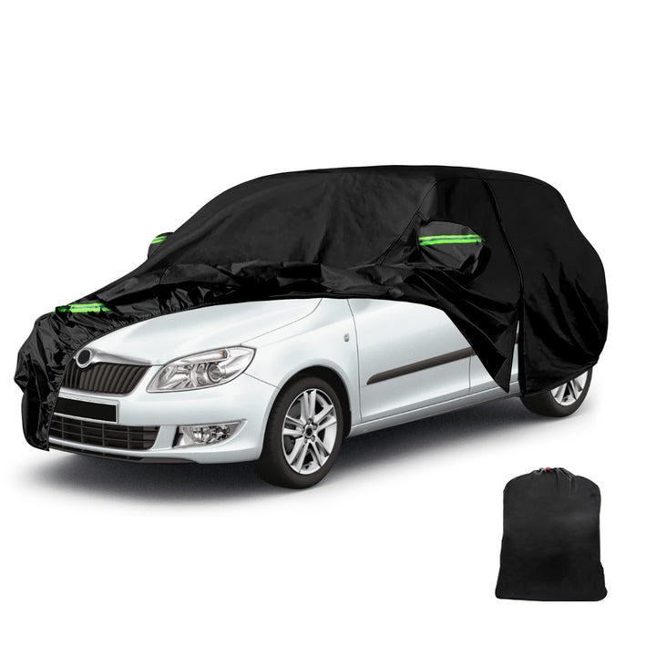 Auto Abdeckung für 1999-2021 Skoda Fabia hatchbac Oxford Baumwolle Wasserdicht für Regen Sonne Staub