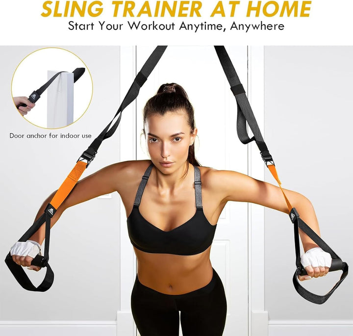 Flintronic Sling Trainer Set für EIN Ganzkörpertraining, Schlingentrainer, Schlingentrainer für Zuha