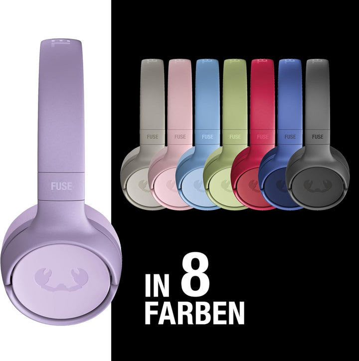 Fresh 'n Rebel Code Fuse, Bluetooth-Kopfhörer on-Ear, kabellos, 30 Stunden Spielzeit, mit Mikrofon u