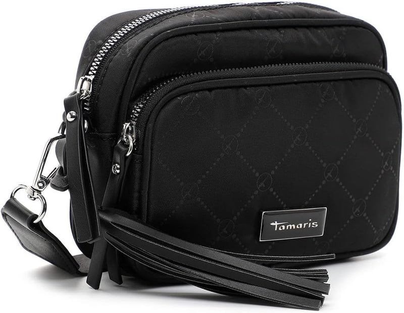 Tamaris Umhängetasche TAS Lisa 32396 Damen Handtaschen Print Einheitsgrösse Black 100, Einheitsgröss