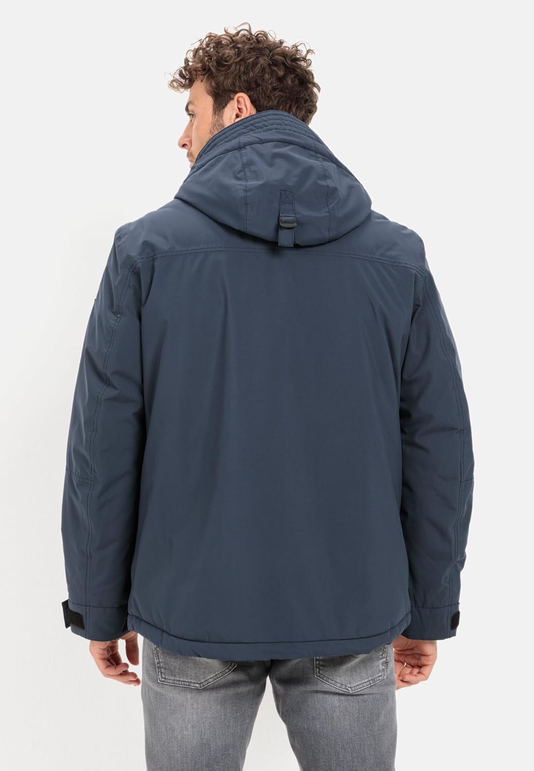 camel active Herren teXXXactive® Funktionsjacke mit Abnehmbarer Kapuze 27 Dunkelblau, 27 Dunkelblau