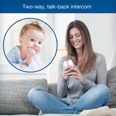 VTech BM2300 Hibou Family Babyphone, Eule, Grau