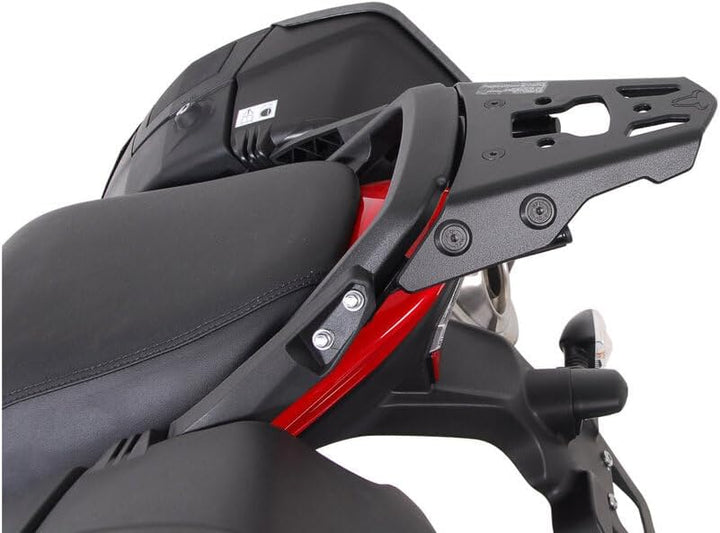 SW-MOTECH ALU-RK Gepäckträger, Schwarz für Sprint ST 1050 / Tiger 1050 SE