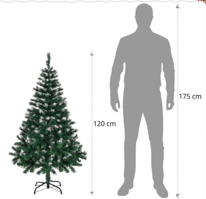 LEADZM 180/210/240cm Künstlicher Weihnachtsbaum, Tannenbaum künstlich mit Metallständer, Christbaum,