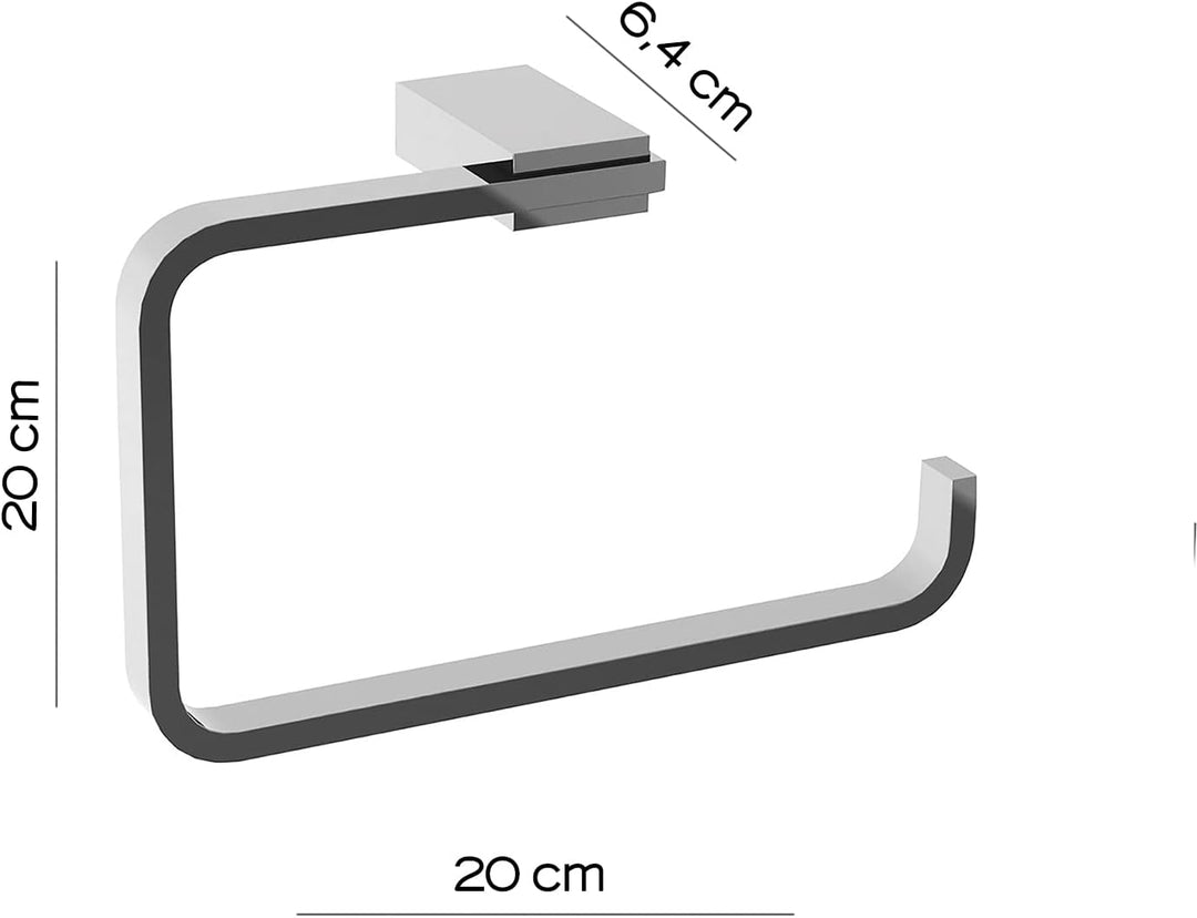 Gedy - PORTE SERVIETTES ANNEAU CHROMÉ KANSAS - Gedy - G-38701300200