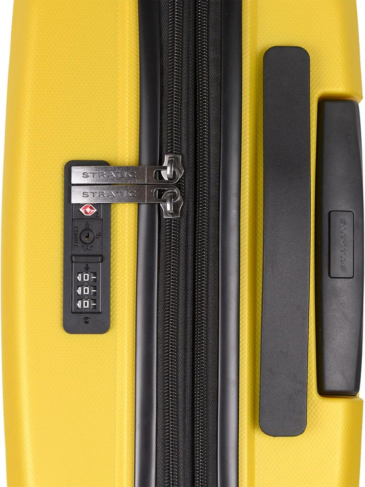 Stratic Bright+ Hartschalen-Koffer Trolley Handgepäck Koffer klein Reisekoffer, wasserabweisend, 4 R