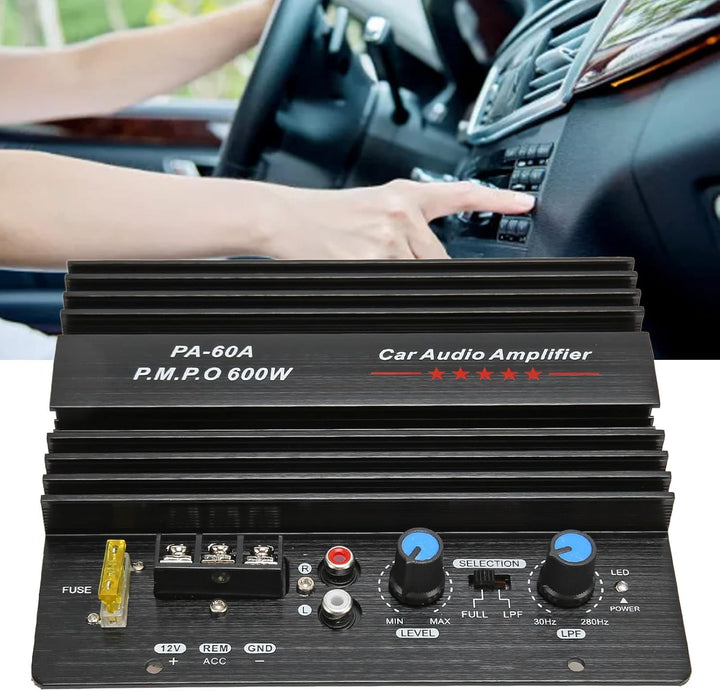 Stereo-Audio-Leistungsverstärker, 12 V 600 W Auto-Sound-Leistungsverstärkerplatine, Digital-Verstärk