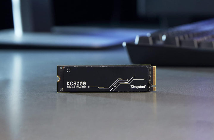 Kingston KC3000 PCIe 4.0 NVMe M.2 SSD - Hochleistungsspeicher für Desktop- und Laptop-PCs -SKC3000S/