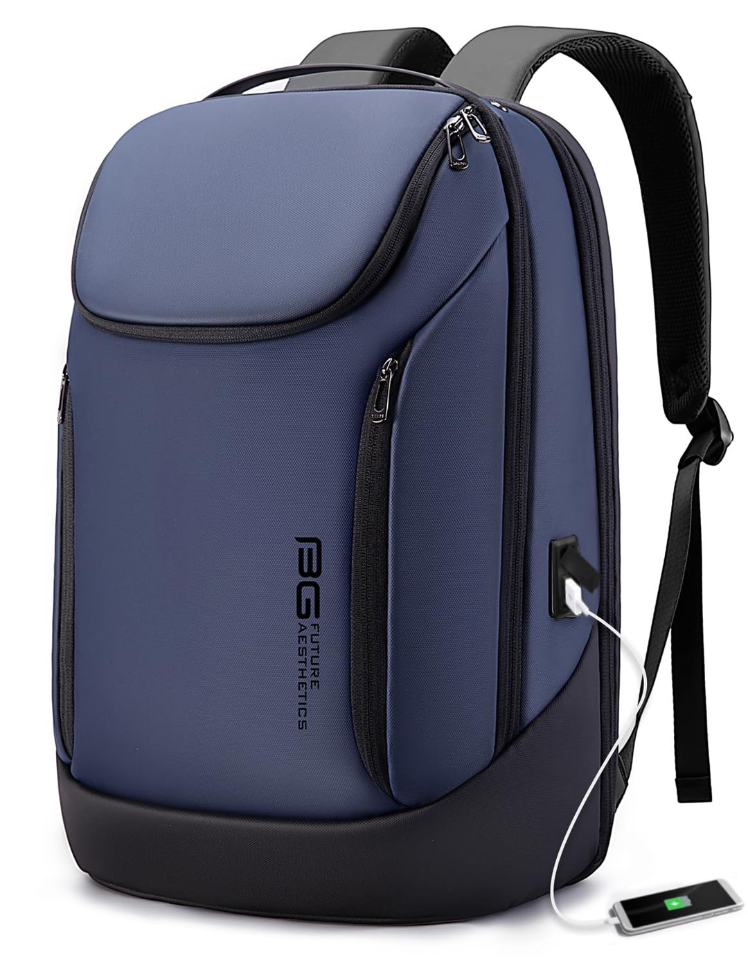 BANGE Business-Smart-Rucksack, wasserdicht, 39,6 cm (15,6 Zoll), Laptop-Rucksack mit USB-Ladeanschlu