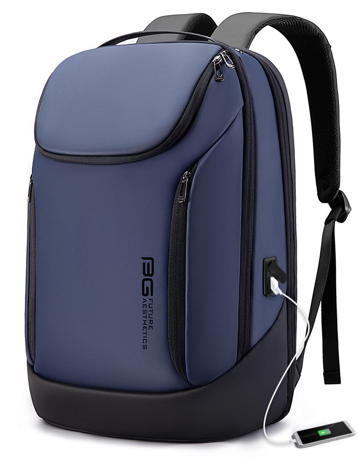 BANGE Business-Smart-Rucksack, wasserdicht, 39,6 cm (15,6 Zoll), Laptop-Rucksack mit USB-Ladeanschlu