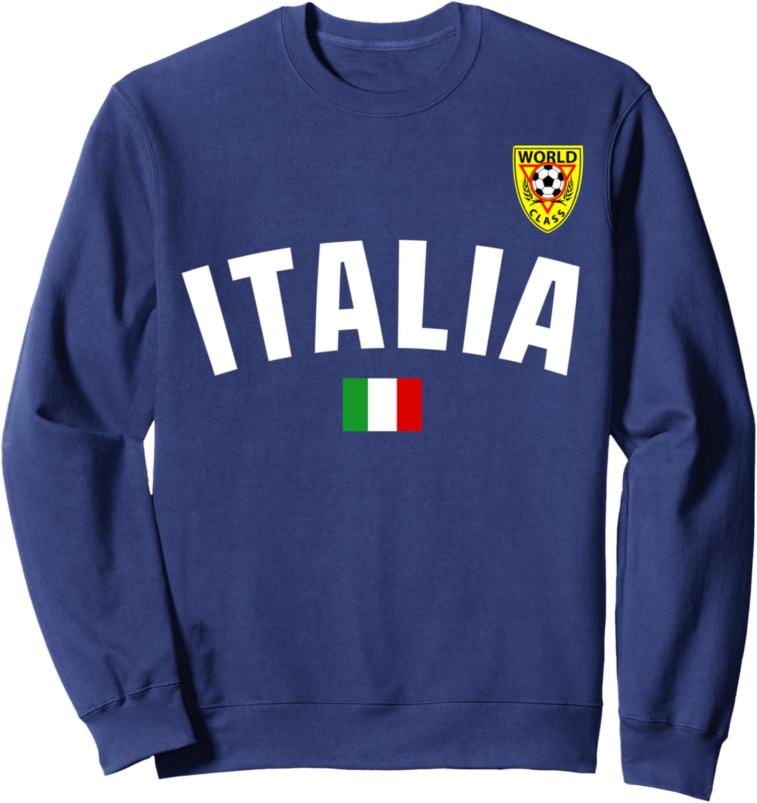 Italia Flag World Class Soccer Jersey Sweatshirt