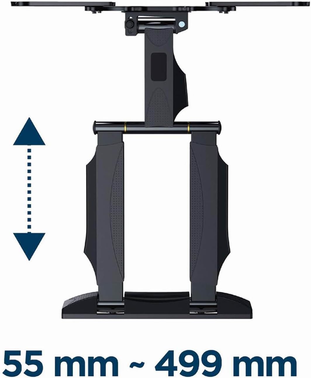 Gembird Premium Full-Motion TV-Wandhalterung – Für 32–55 Zoll Fernseher, VESA 400x400 mm, Neig- und