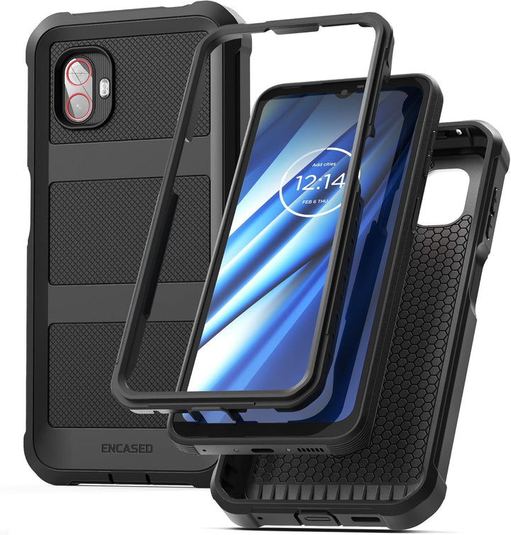 ENCASED Robuste Schutzhülle für Galaxy Xcover 6 Pro – Falcon-Serie, doppellagige, stossfeste Abdecku