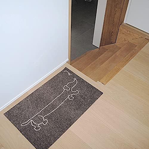 Mad about Mats Fussmatte Candy, Türvorleger, Schmutzfangmatte, Dackel, Tiermotiv, Braun, Outdoor, Ha