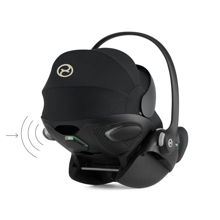 CYBEX Gold Babyschale Cloud G i-Size Comfort, Inkl. Neugeboreneneinlage, Ab Geburt bis ca. 24 Monate