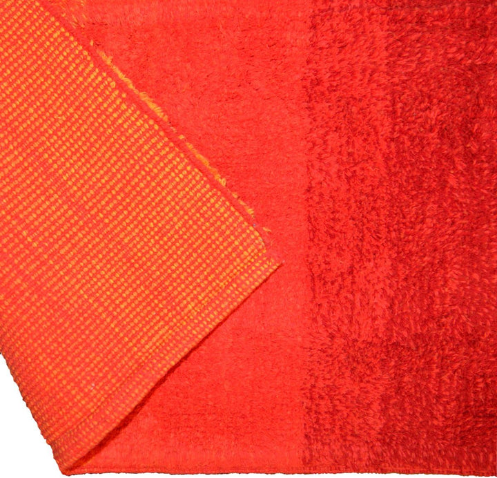 Dyckhoff Badteppich Colori, Rot, 70 x 120 cm, 100% Bio Baumwolle, GOTS 70 x 120 cm Rot, 70 x 120 cm