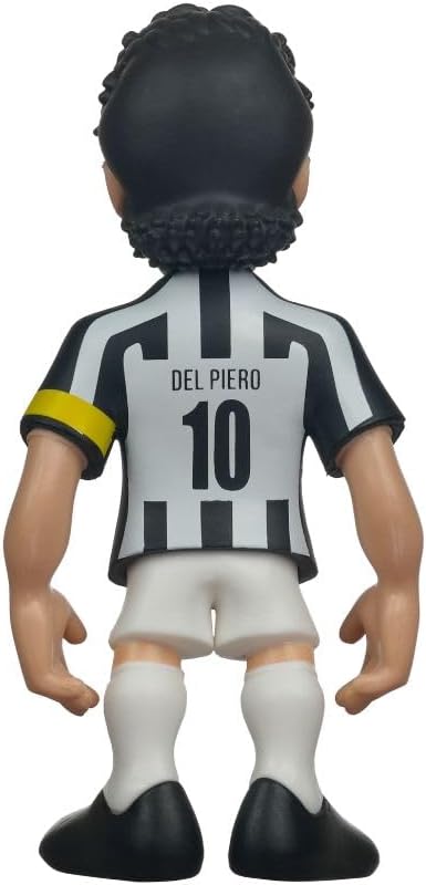 MINIX - Fussballlegenden #111J - Juventus - Del Piero - Sammlerfigur 12 cm Schwarz, Schwarz