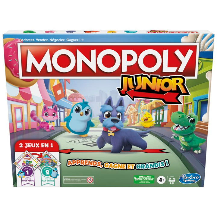 Hasbro Monopoly Junior 2 in 1 - Kinderbrettspiel