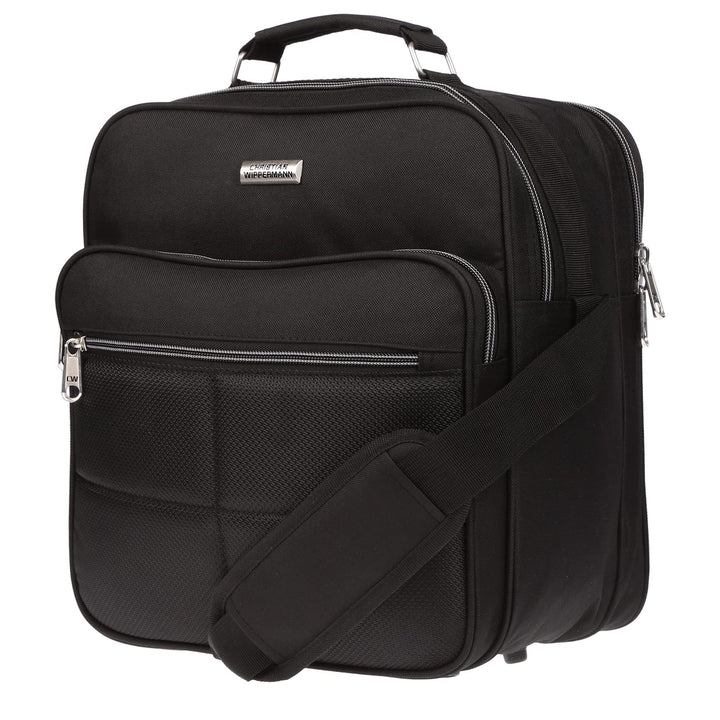 Christian Wippermann Flugbegleiter Umhängetasche Bag Arbeitstasche Herrentasche im Quer oder Hochfor