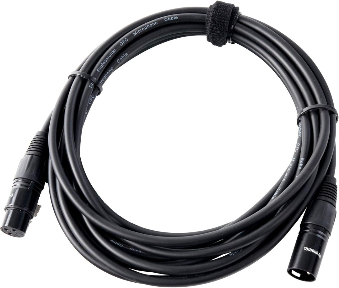 Pronomic CM-100BG Studio Grossmembranmikrofon XLR-Kondensatormikrofon inkl. Popkiller und Micscreen