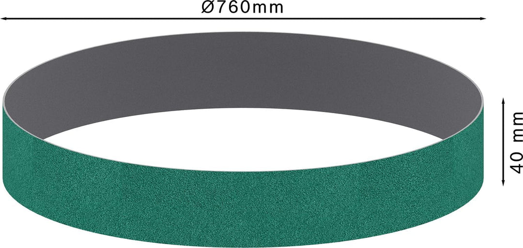 Bosch Professional 2608608Z44 Schleifband"Y580" für Edelstahl K120 40x760mm, 120, 120