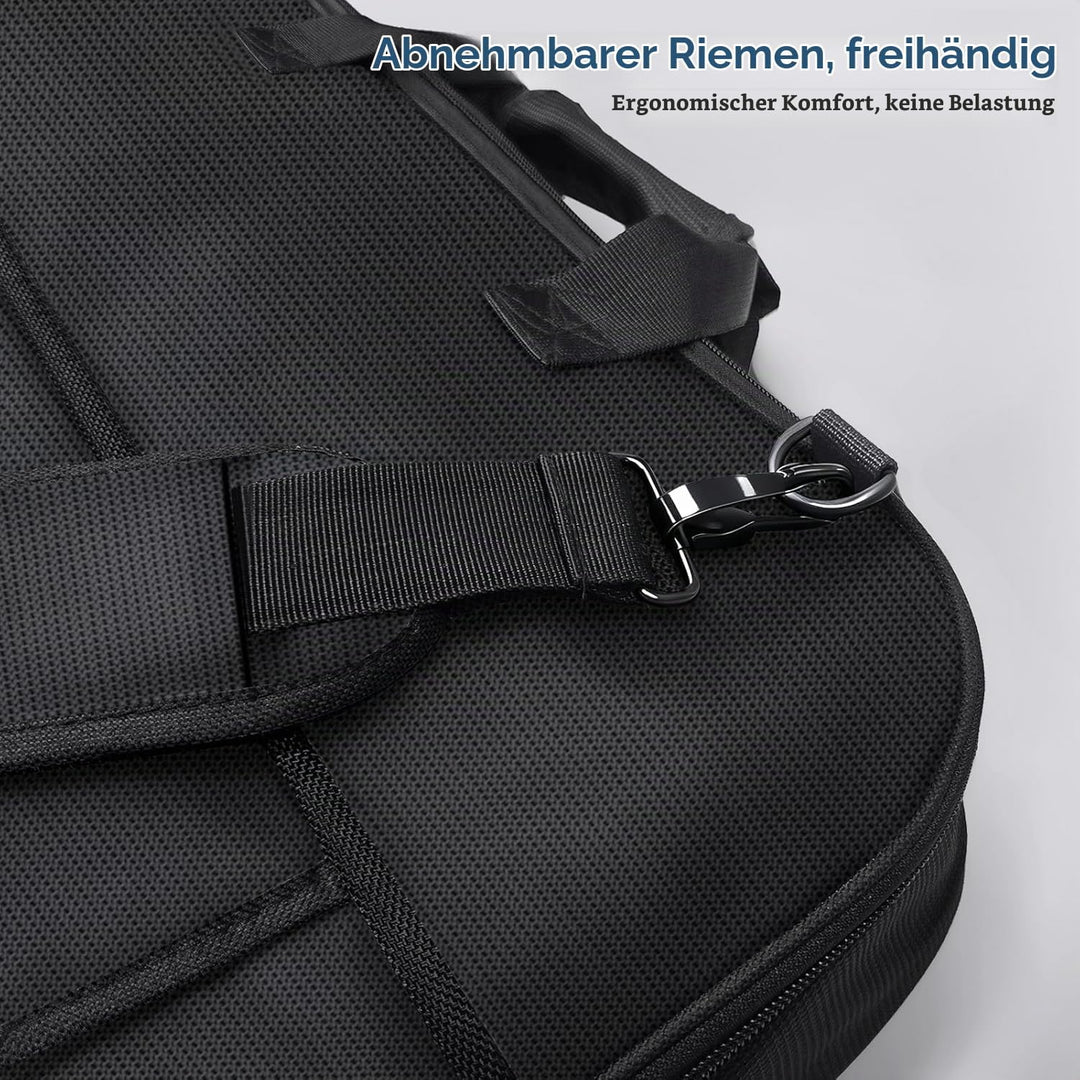 MISSLO Kleidersack Reisetasche für Damen mit Schultergurt, 43" Handgepäck-Kleiderhüllen, 2 in 1 Wass