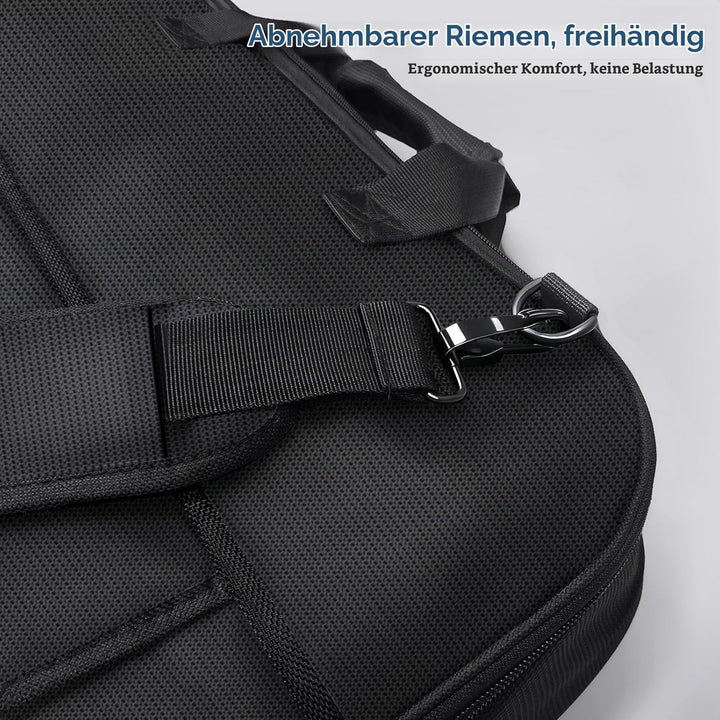MISSLO Kleidersack Reisetasche für Damen mit Schultergurt, 43" Handgepäck-Kleiderhüllen, 2 in 1 Wass