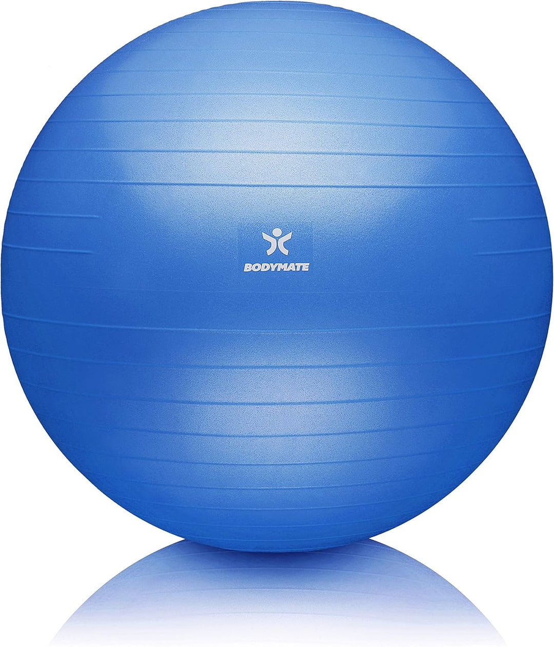 BODYMATE Gymnastikball Sitzball Trainingsball mit GRATIS E-Book inkl. Luft-Pumpe, Ball für Fitness,