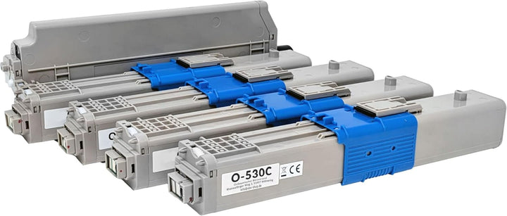 OBV 4X kompatibler XL Toner für Oki C510 C510DN C530 C530DN MC561 MC561DN C511dn C531dn MC562dn schw