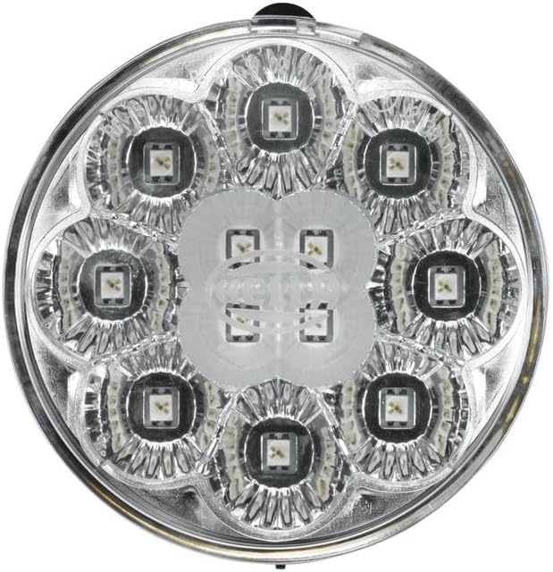 HELLA - Blinkleuchte - LED - 12V - Einbau/Schraubanschluss - Lichtscheibenfarbe: glasklar - hinten/l