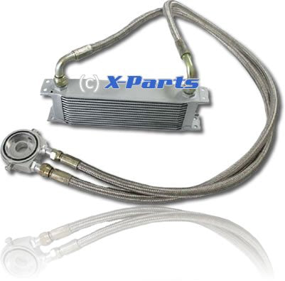 Universal Oil Cooler Connection Set Steel Flex 3/4-Inch, New
