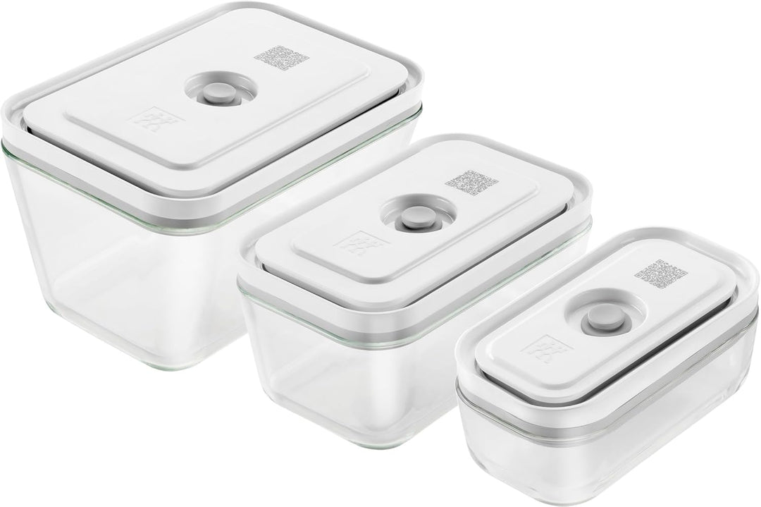 ZWILLING ZWILLING VAKUUM BOXSET, S/M/L / 3-TLG, GLAS, WEISS Fresh & Save
