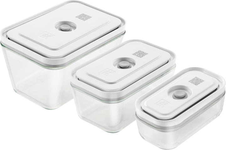 ZWILLING ZWILLING VAKUUM BOXSET, S/M/L / 3-TLG, GLAS, WEISS Fresh & Save
