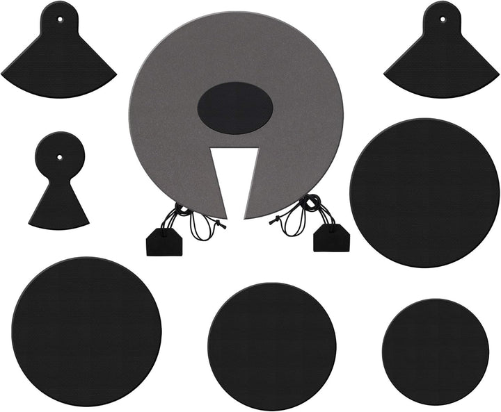 XDrum DMUTE-STU Schlagzeug-Dämpferset Pro Studio für Kesselgrössen: 10" | 12" | 2x 14" | 20" Single,