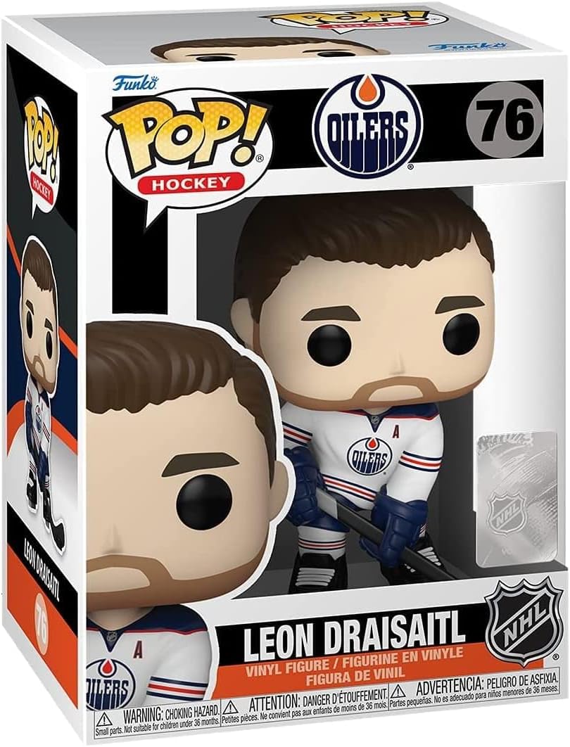 Funko Pop! NHL: Oilers - Leon Draisaitl - (Road Uniform) - Vinyl-Sammelfigur - Geschenkidee - Offizi