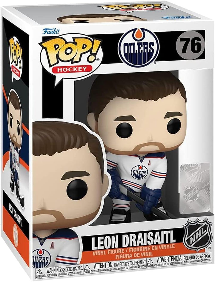 Funko Pop! NHL: Oilers - Leon Draisaitl - (Road Uniform) - Vinyl-Sammelfigur - Geschenkidee - Offizi