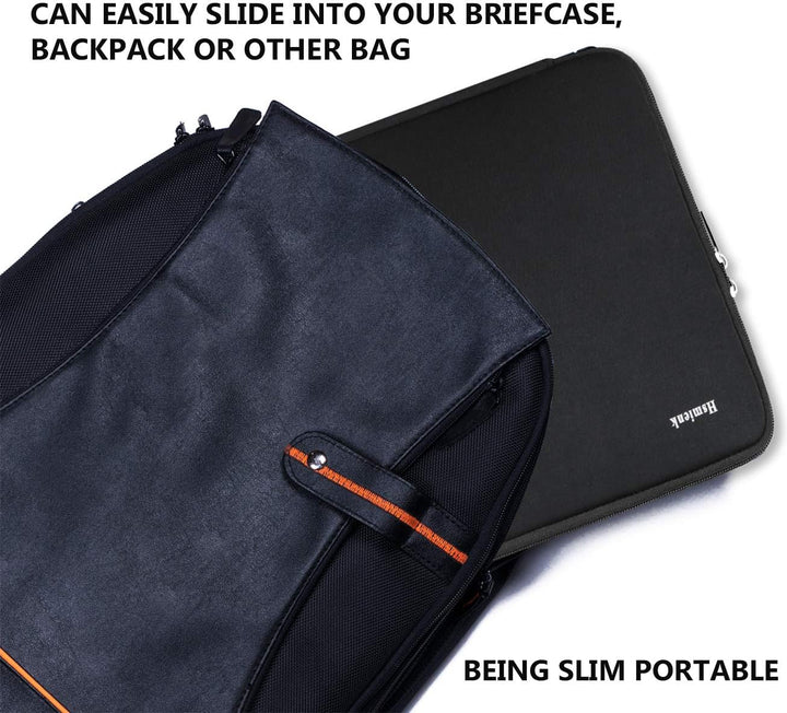 Laptop-Hülle 15,6 Zoll (39,6 cm), langlebig, stossfest, Schutzhülle, Klapptasche, Aktentasche, Trage