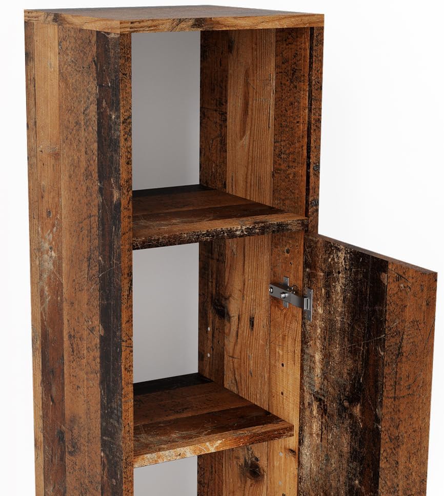 Vicco Midischrank Kiko, Eiche rustikal, 30 x 95 cm Eiche Rustikal 30x95, Eiche Rustikal 30x95