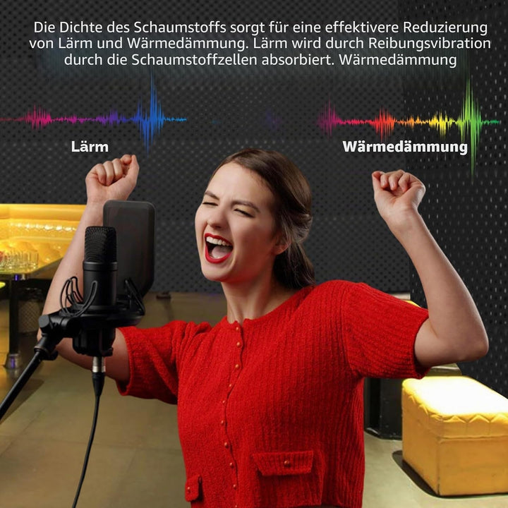 20MM 50cm x 200cm Dämmmatte selbstklebend Auto Schallschutzmatte Dämmung Isolierung Schallschutz sch