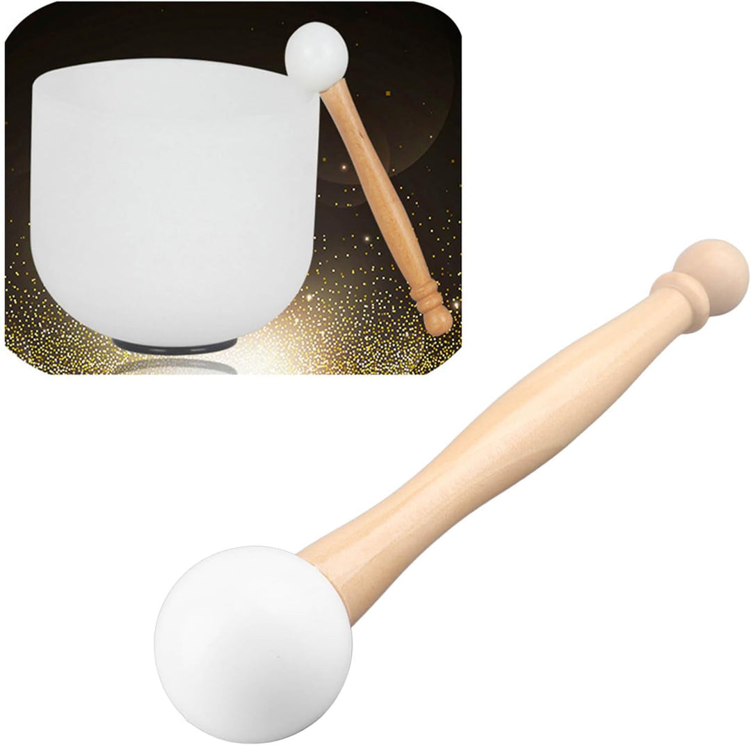 Kristallschalen-Schlägel, silikonholzschlägel für kristallklangschalen, antiabrieb Gummihammer für M