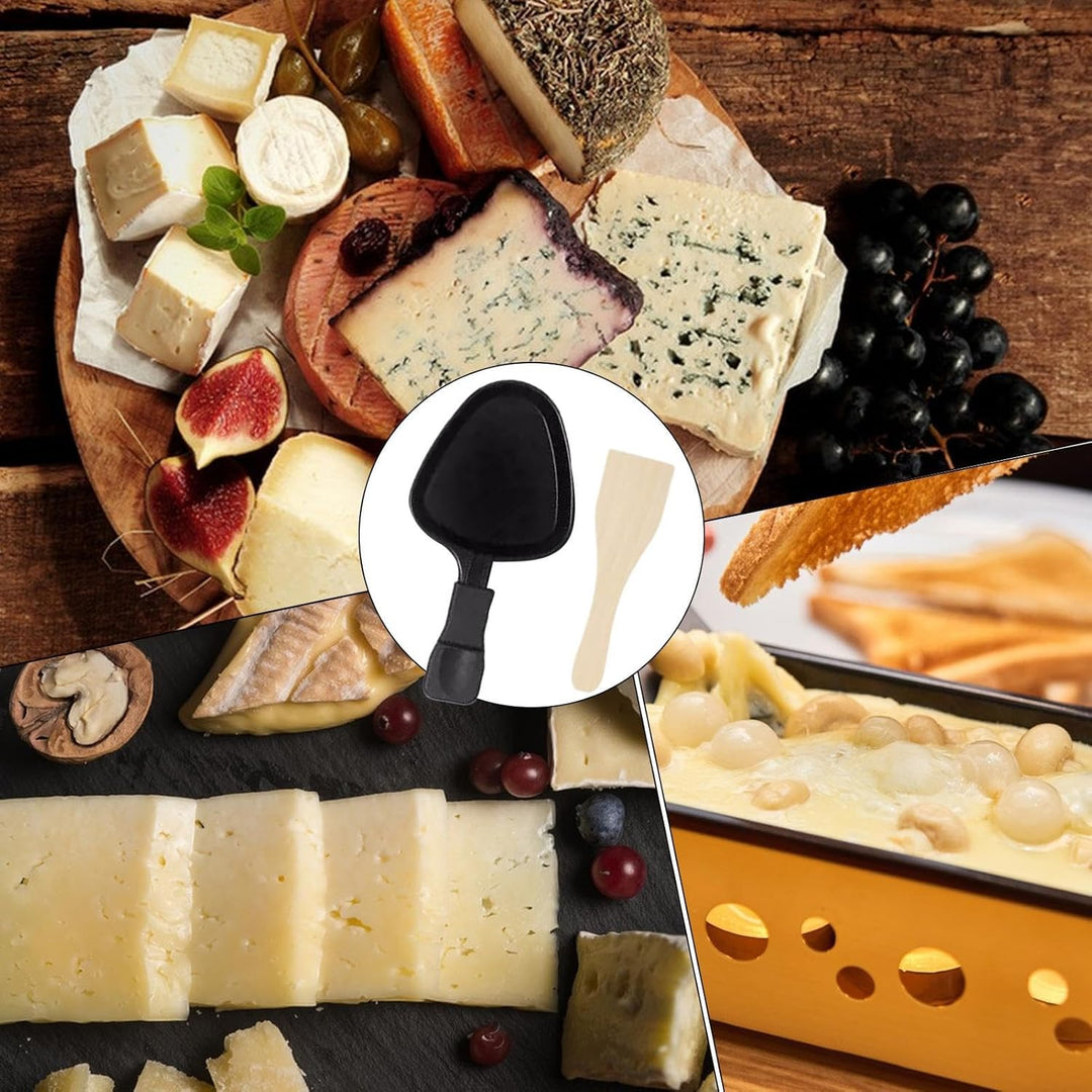 Antihaftbeschichtete Raclette-Pfannen, 4 X Antihaftbeschichtete Grill-Kochpfannen, Antihaftbeschicht