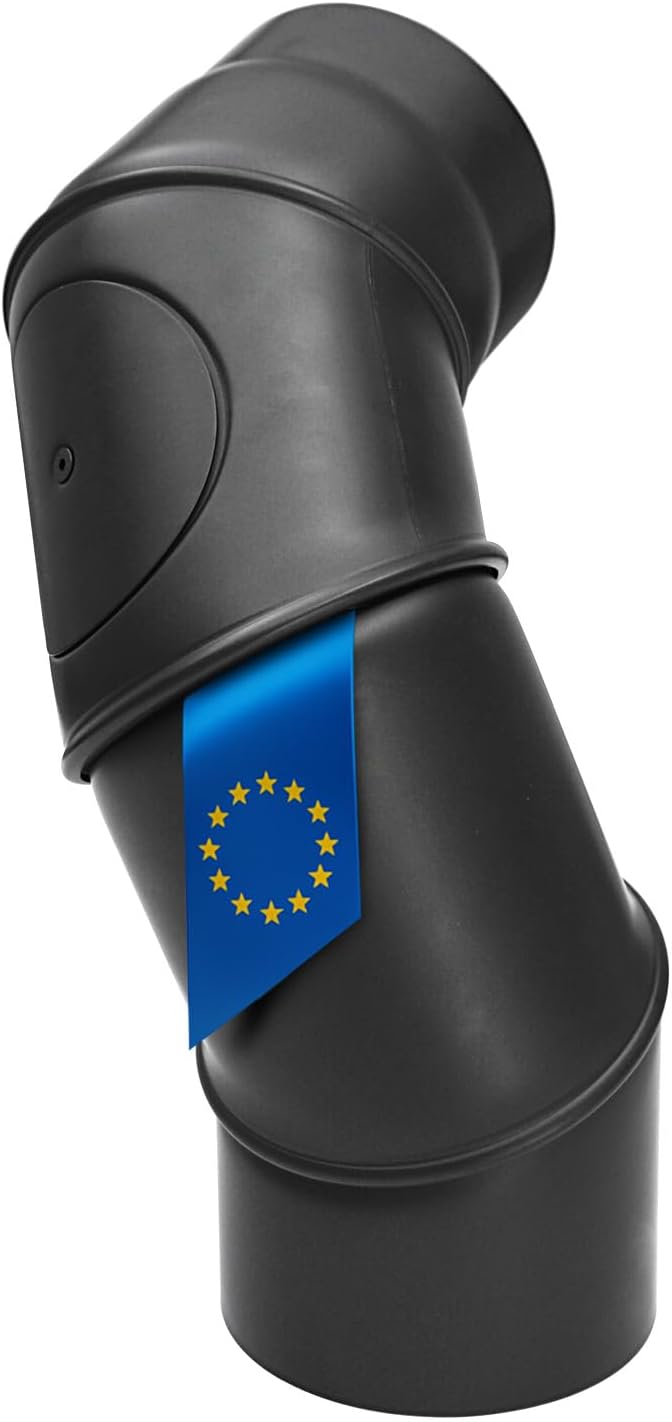 raik SH162-150-sw Raik Rauchrohrbogen/Ofenrohr 150mm - Multibogen